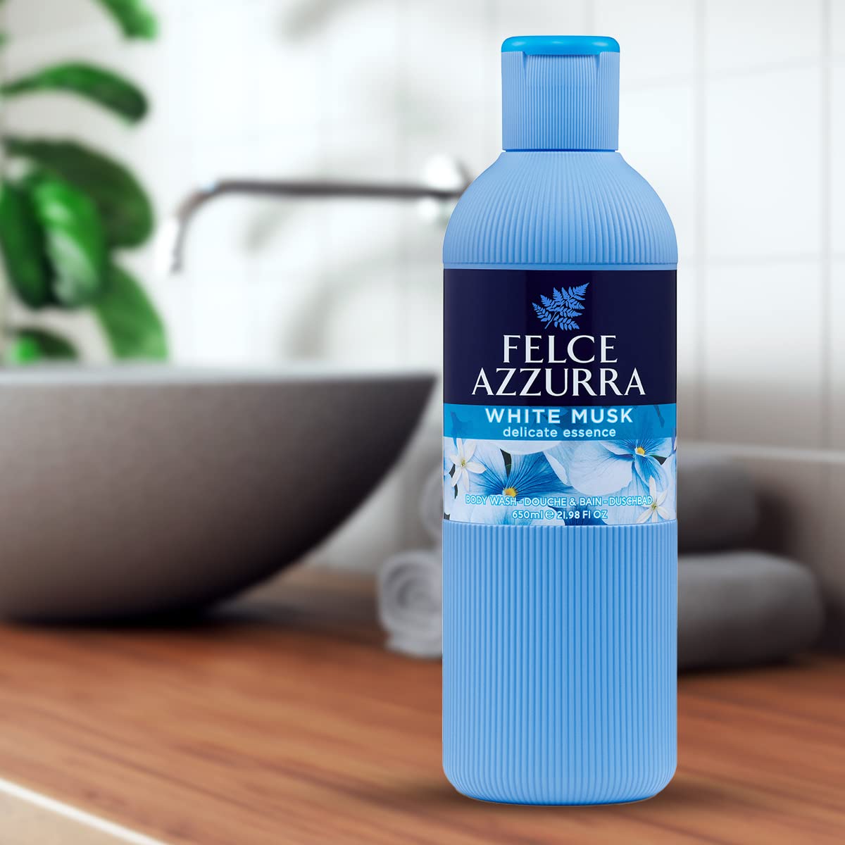 Amazon.com : Felce Azzurra White Musk - Delicate Essence Body Wash